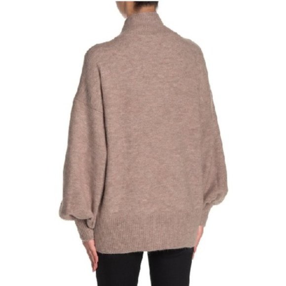 Vince Camuto Mutton Sleeve Mock Neck Sweater - Picture 2 of 7